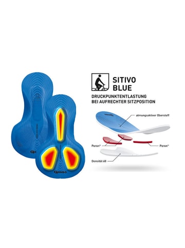 Gonso Bike Trägershorts Sitivo Bib Blue in Schwarz