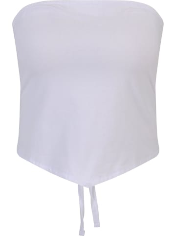 Urban Classics Urban Classics Ladies Knotted Bandeau Top 2-Pack in white+black