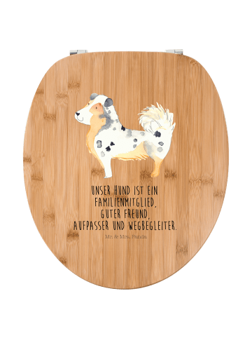 Mr. & Mrs. Panda Toilettendeckel Hund Australien Shepherd mit Sp... in Braun