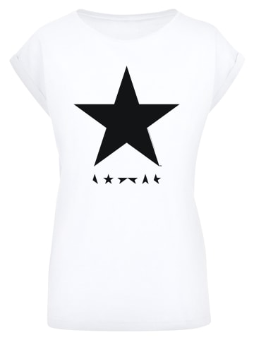 F4NT4STIC T-Shirt David Bowie Star Logo in weiß
