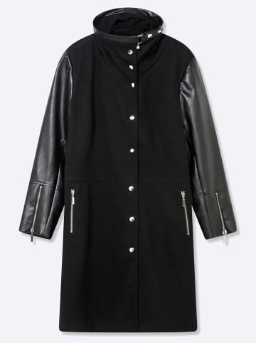 sheego by Joe Browns Kurzmantel in schwarz