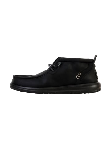Hey Dude Mokassin Montante mit Schnürsenkeln Wally Mid Gripr Classic Schwarz