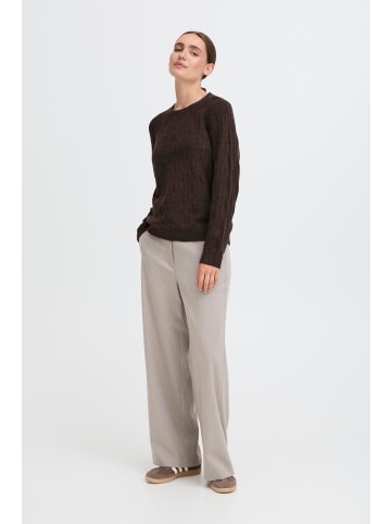 Oxmo Strickpullover OXFSINVA in Braun