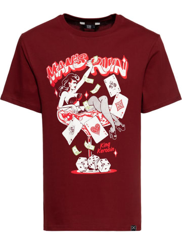 King Kerosin T-Shirt in Rot