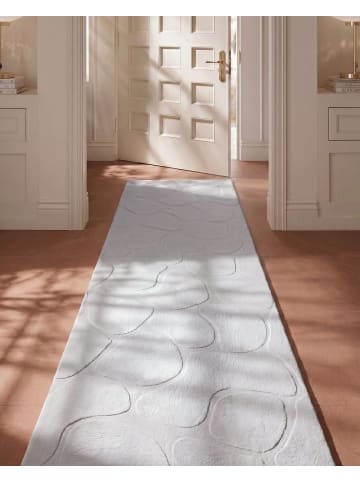 Beliani Läufer KAWI in Grau - (W) 80 x (L) 300 cm