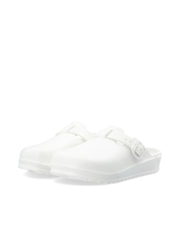 Bianco Mules in Eggshell