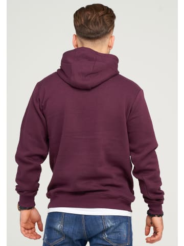 SOULSTAR Hoodie NIZZA in Burgundy