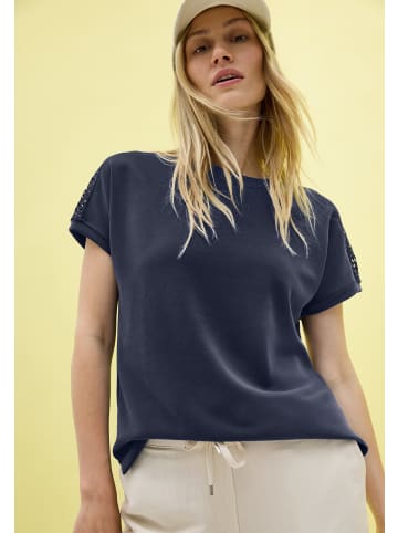Cecil 'Silk Touch T-Shirt' Marineblau