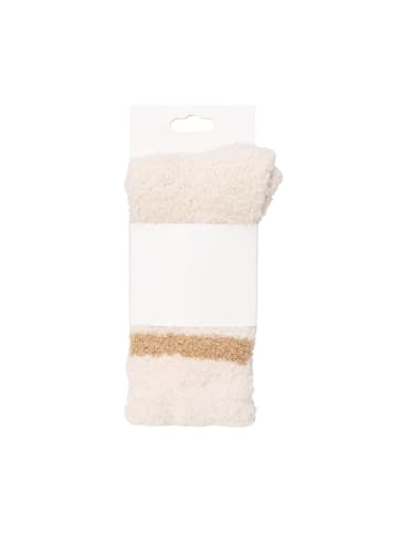 LINGADORE Fleece Socken Off white
