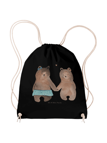 Mr. & Mrs. Panda wander rucksack Bär Freundin ohne Spruch in Schwarz