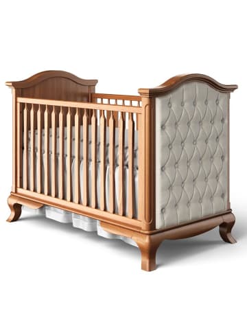 Romina Cleopatra Babybett gepolstert