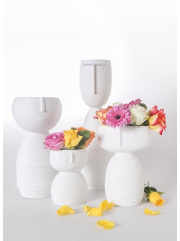 Goebel Vase "Caro" Studio 8 Vultus in 22 cm in weiß