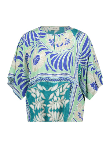 CARTOON Casual-Bluse mit Muster in Green/Blue