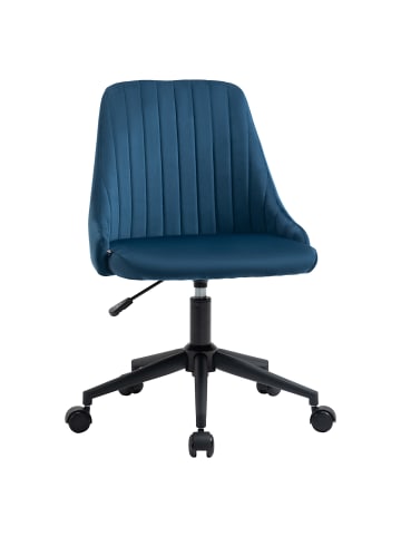 Vinsetto Bürostuhl-50B x 58T x 77-87H cm-Blau