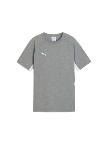 Puma Shirt "teamEVOSTRIPE Tee JR" in Grau