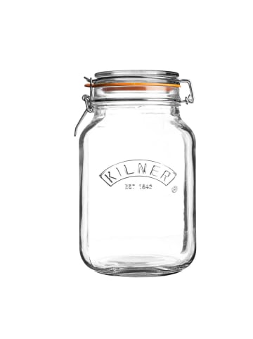 Kilner KILNER | Einkochglas, CLIP SQUARE, klar, 2 L