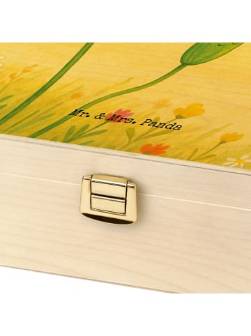 Mr. & Mrs. Panda Teebox für Teebeutel Blume Mohnblume Design mit... in Weiß