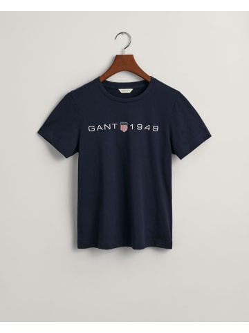 Gant T-Shirt in Evening Blue