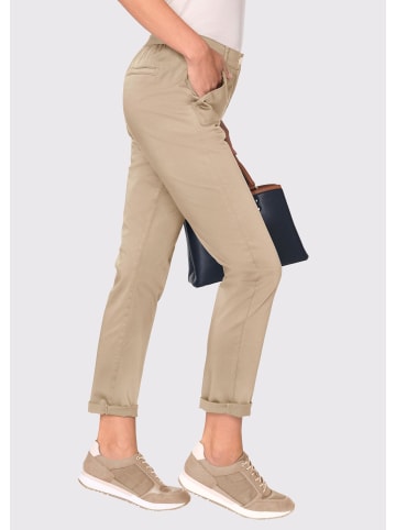 GOLDNER Chino-Hose in sand