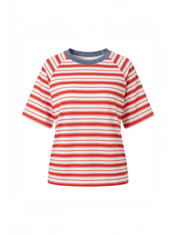 usha BLUE LABEL Women T-Shirt in Red Stripes