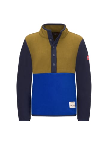 Trollkids Fleece Pullover Flekkefjord in spruce green