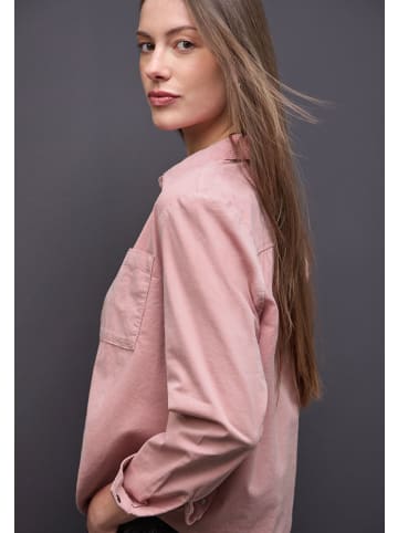 Street One Corduroy Mix Bluse in Powder Pink