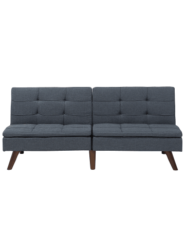 Beliani 3-Sitzer Sofa RONNE in Grau/Braun - (W) 180 x (H) 76 x (L) 95 cm