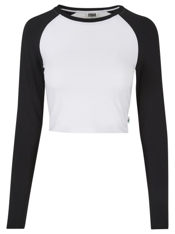 Urban Classics Long Sleef in white/black