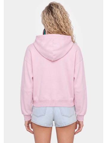 IZIA Women Hoodie in Light Rose