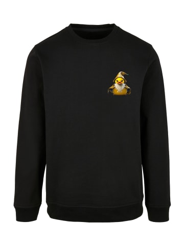 F4NT4STIC Sweatshirt Rubber Duck Wizard CREW in schwarz
