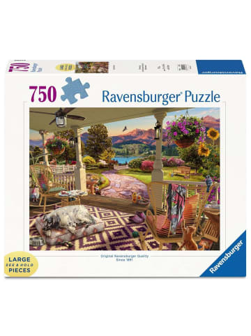 Ravensburger Ravensburger Puzzle 750 Teile Entspannung auf der Veranda in bunt