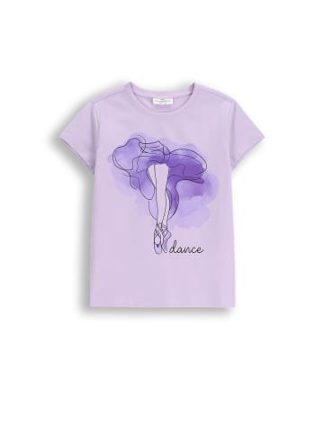 Coccodrillo T-Shirt mit kurzen Ärmeln in violett