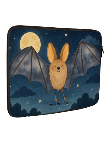 Mr. & Mrs. Panda Laptop Sleeve Fledermaus Flügel Design ohne Spruch in Weiß