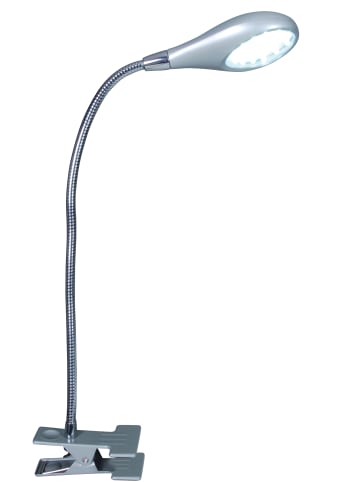 näve LED-Klemmleuchte "Cosmo Clip" in Silber