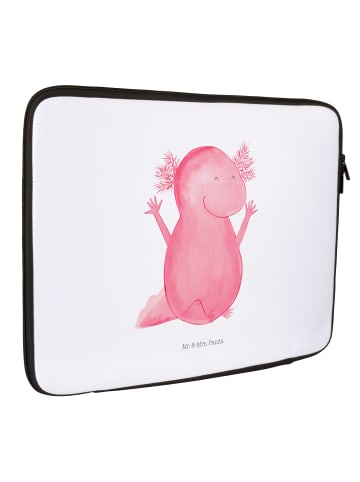 Mr. & Mrs. Panda Notebook Tasche Axolotl Hurra ohne Spruch in Weiß