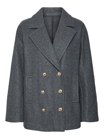 Vero Moda Mantel in Dark Grey Melange