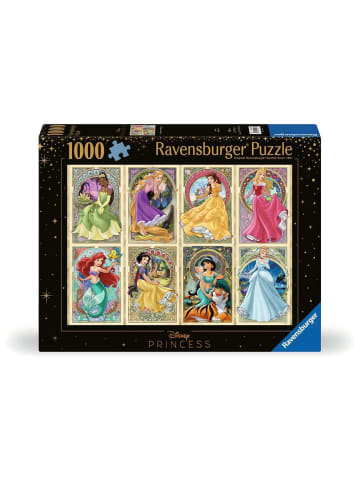 Ravensburger Puzzle 1.000 Teile Erwachsenenpuzzle 1000 Teile - Disney Prinzessinnen - Nouveau Art Prinzessinnen Ab 14 Jahre in bunt