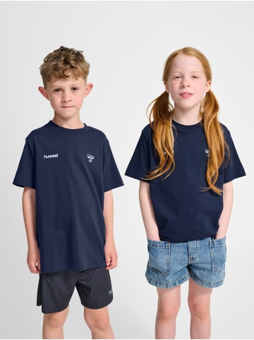 Hummel T-Shirt Hmljr Graphic Kinder in DRESS BLUES