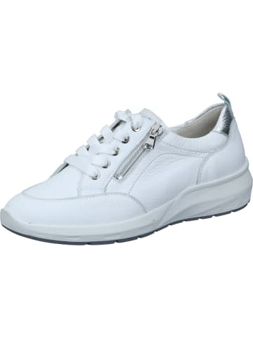 WALDLÄUFER Schnürschuhe in weiss/silber