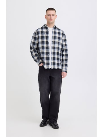 BLEND Langarmhemd BHDaris in Dunkelblau