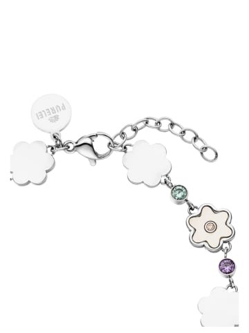 PURELEI Armband Flowering Silber