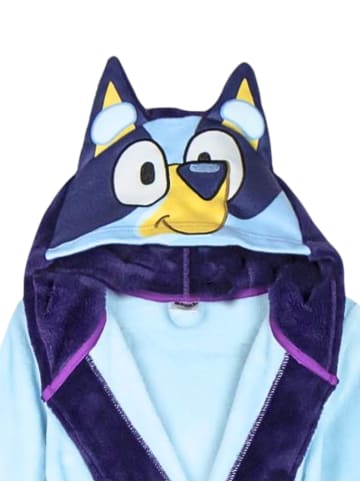 Cerda Kinder Bademantel mit Kapuze Bluey in Hellblau