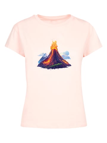 F4NT4STIC Box Tee Vulkanausbruch in pink