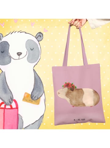 Mr. & Mrs. Panda Tasche Meerschweinchen Weisheit ohne Spruch in Rosa Pastell
