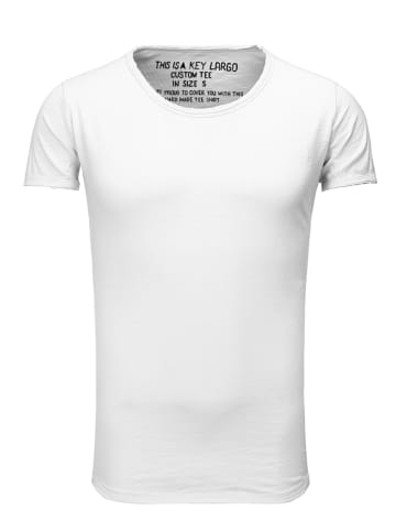 KEY LARGO T-Shirt in weiß