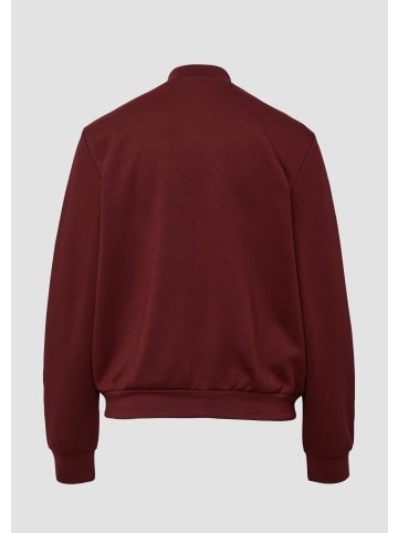 s.Oliver Sweatshirt Jacke in 3902_bordeaux