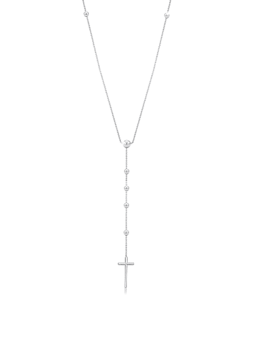 Elli Halskette 925 Sterling Silber Kreuz in Silber