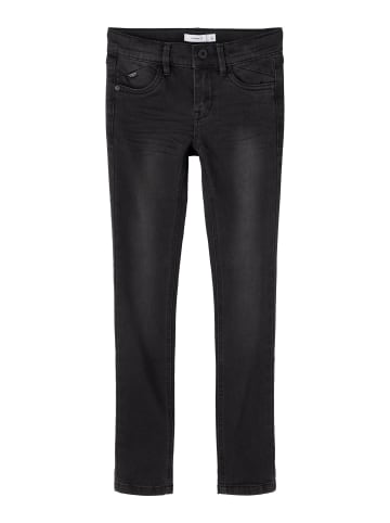 name it Skinny Jeans slim fit in black denim