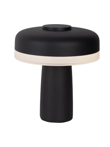 näve LED Tischleuchte "PILU" in schwarz - (L)15 cm x (B)15 cm x (H)16.5 cm - EEK F