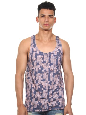 Oboy Tanktop in navy/rosa